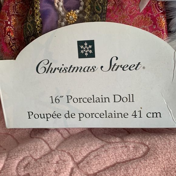 Christmas Street Procelain Doll - Picture 3 of 4